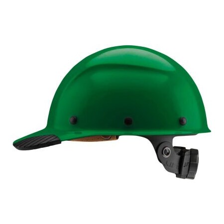 LIFT Safety DAX Carbon Fiber Full Brim Hard Hat - Fifty 50 Green/Black